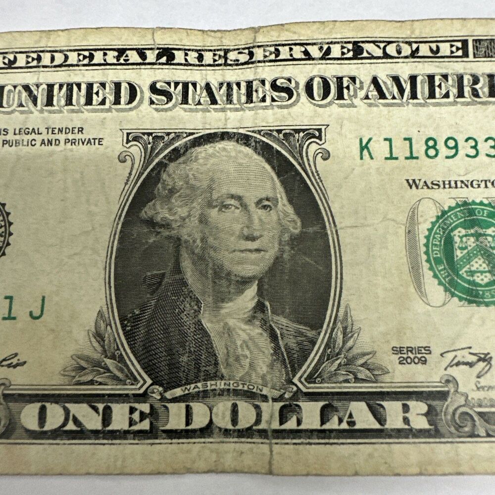 Fancy Serial Number One 1 Dollar Bill: 1 Triple & 1 Pair Tog, 2 Triples, Prime + - Picture 3 of 7